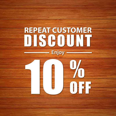 Repeat Customer Discount 10%